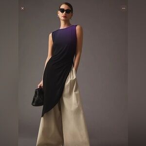 Lea & Viola asymmetrical Draped Tunic l Anthropologie
